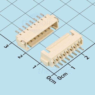 Đầu XHB-8AB 2.54mm 8 Chân Dán SMD Nằm Ngang