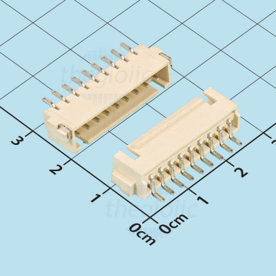 Đầu XHB-9AB 2.54mm 9 Chân Dán SMD Nằm Ngang