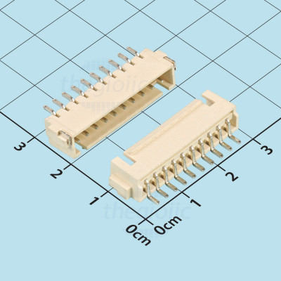 Đầu XHB-10AB 2.54mm 10 Chân Dán SMD Nằm Ngang