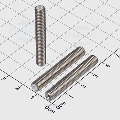 M6x40 Họng Vòi Đùn MK8 Lỗ Trong 2mm Inox