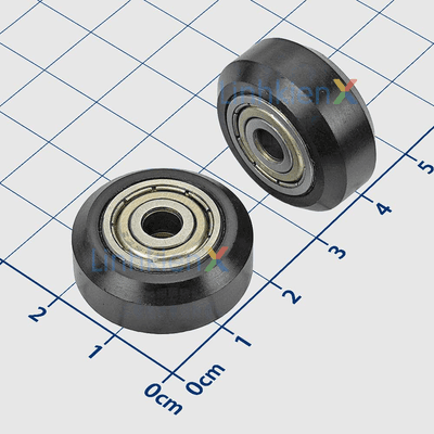 Bánh Xe, Con Lăn D-Type Đường Kính 24mm Trục 5mm