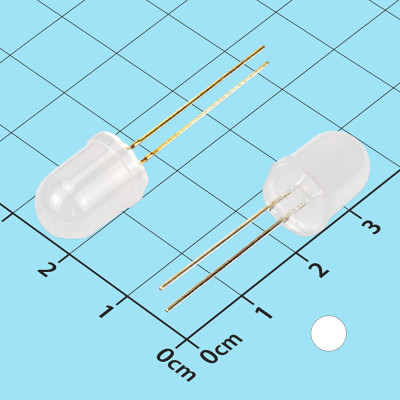 LED Trắng 10mm Đục