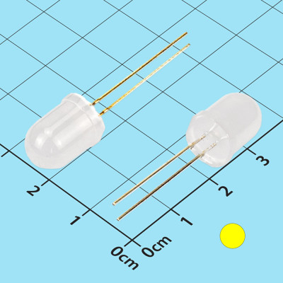 LED Vàng 10mm Đục