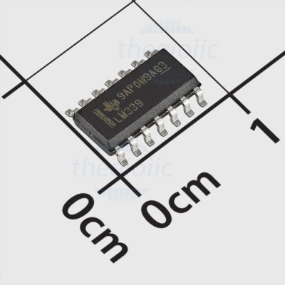 LM339DR IC Quad Comparator, CMOS/TTL, 14-SOIC