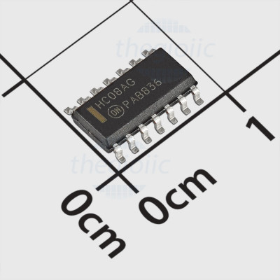 MC74HC08ADG IC Quad 2-Input AND Logic Gate, 14-SOIC