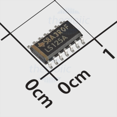 SN74LS125AD IC Buffer Non-Inverting 3-State Output, 14-SOIC