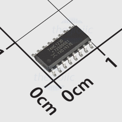 74HC123D,653 IC Monostable Multivibrator 40ns, 16-SOIC