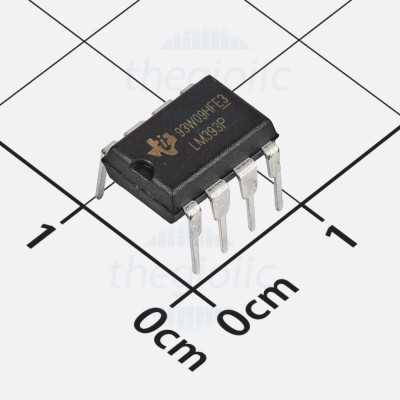 LM393P IC Dual Comparator, Open Collector, 8-DIP