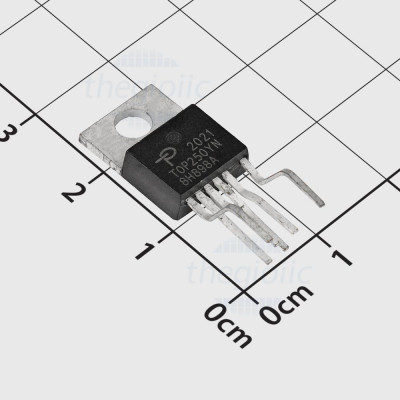 TOP250YN IC Offline Switch Flyback 66kHz ~ 132kHz 6 Chân, TO-220C