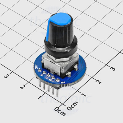 Rotary Encoder Điều Khiển Góc Quay Động Cơ 20 Xung