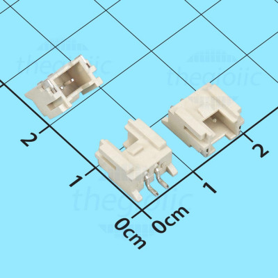 Đầu HY2.0mm 2 Chân Dán SMD Nằm Ngang