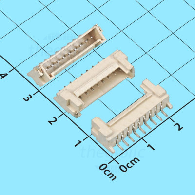 Đầu HY2.0mm 9 Chân Dán SMD Nằm Ngang