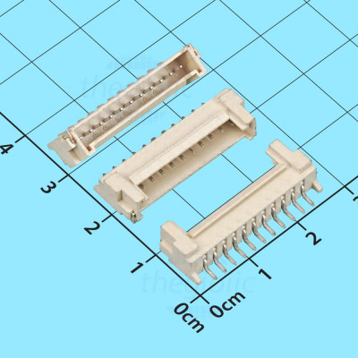 Đầu HY2.0mm 11 Chân Dán SMD Nằm Ngang