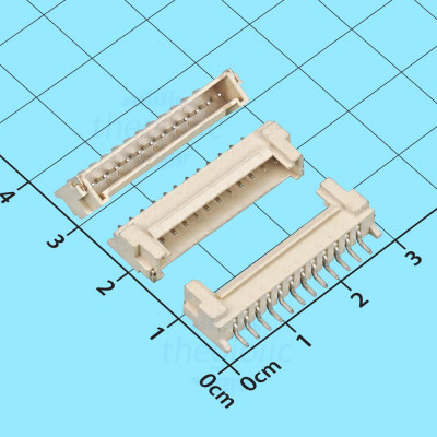 Đầu HY2.0mm 12 Chân Dán SMD Nằm Ngang