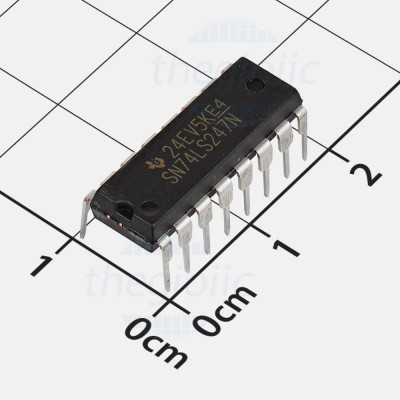 SN74LS247N IC Driver 7 Segment, 16-DIP