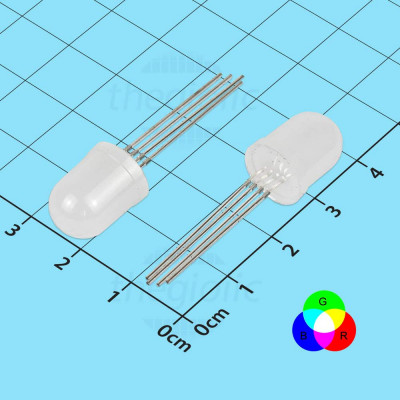 LED RGB 10mm Đục Dương Chung