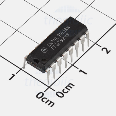 SN74LS163AN IC Binary Counter 25MHz, 16-DIP