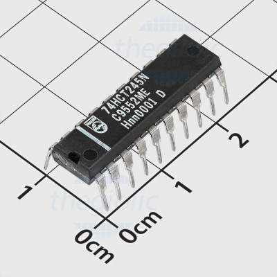 74HCT245N,652 IC Bus Transceiver Non-Inverting 8 Bit, 3-State 20-DIP