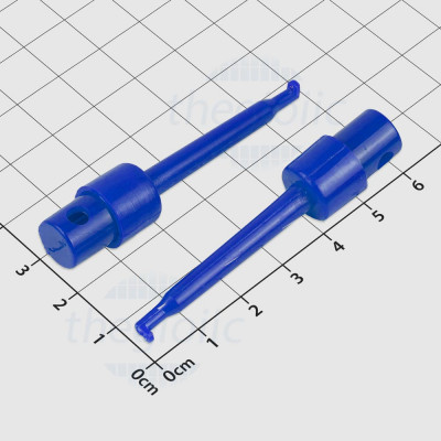 HT01 Đầu Móc Kiểm Tra Điện 5A 250V Màu Xanh Dương Dài 58mm