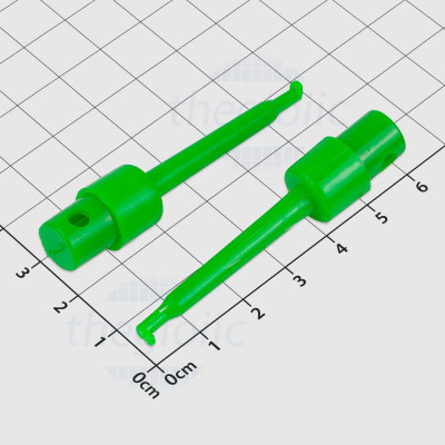 HT01 Đầu Móc Kiểm Tra Điện 5A 250V Màu Xanh Lá Dài 58mm