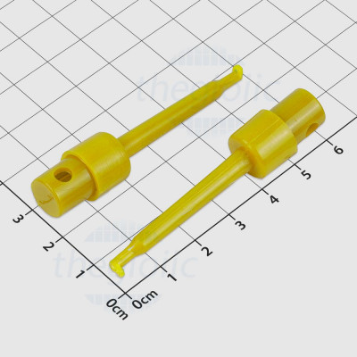 HT01 Đầu Móc Kiểm Tra Điện 5A 250V Màu Vàng Dài 58mm