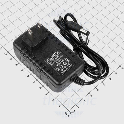 Nguồn Adapter 12V 2A Đầu DC 5.5x2.5mm Dài 1m