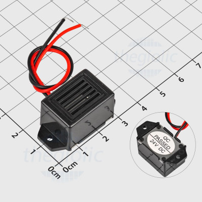 Còi 400Hz 24VDC 33x16x15mm