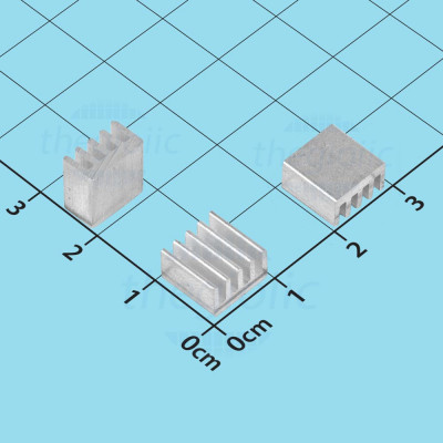 Nhôm Tản Nhiệt 9x9x5 Màu Bạc