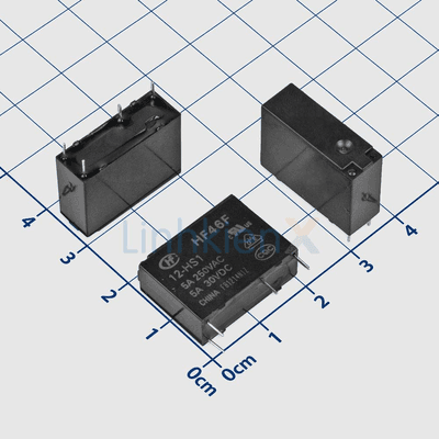 HF46F 12-HS1 Rơ Le 12VDC 5A SPST-NO 4 Chân