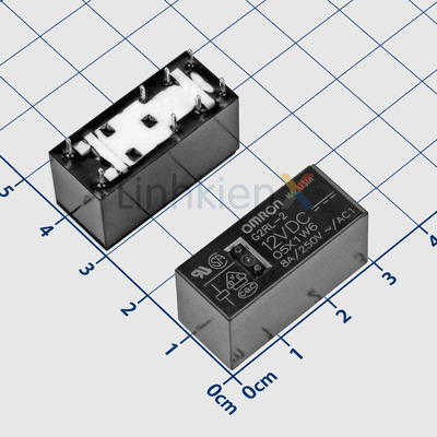 G2RL-2-12VDC Rơ Le 12VDC 8A DPDT 8 Chân