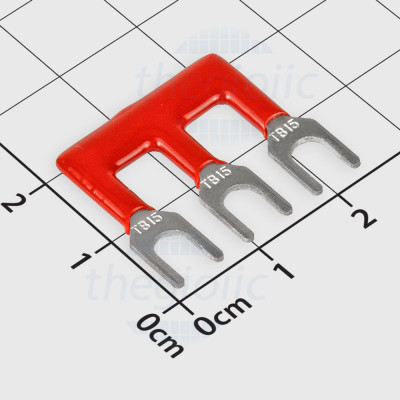 TB1503 Thanh Lược Nối Mạch 3 Cực 15A 600VAC Màu Đỏ