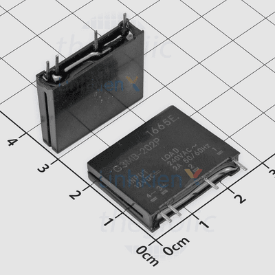 G3MB-202P DC12 SSR Rơ Le 12VDC 2A SPST-NO 4 Chân