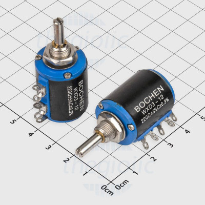 WXD3-12-221 Biến Trở 220 Ohm 1W 5% 5 Vòng