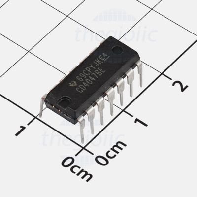 CD4047BE IC Monostable Multivibrator 80ns, 14-DIP