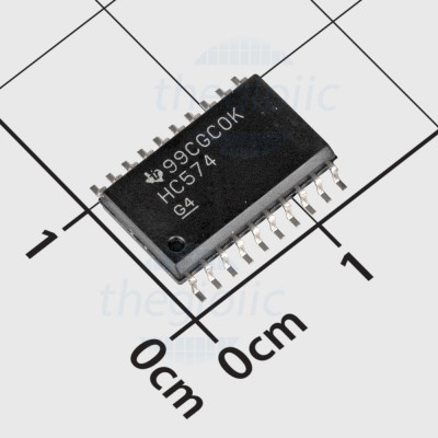 SN74HC574DWR IC Flip Flop D-Type Positive Edge 36MHz, 20-SOIC