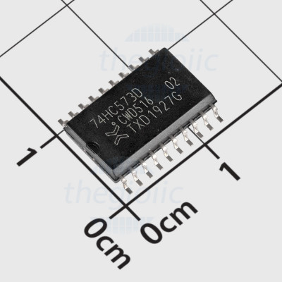 74HC573D,653 IC Latch Transparent D-Type, Tri-State 20-SOIC