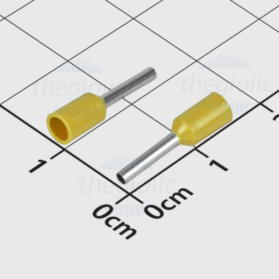 E7508 Cosse Pin Rỗng Cỡ Dây 20AWG Màu Vàng