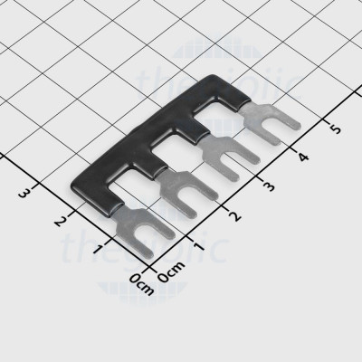 TB2504 Thanh Lược Nối Mạch 4 Cực 25A 600VAC Màu Đen