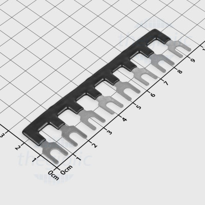 TB2508 Thanh Lược Nối Mạch 8 Cực 25A 600VAC Màu Đen