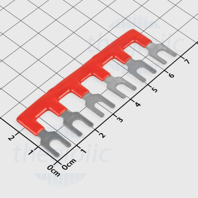 TB2506 Thanh Lược Nối Mạch 6 Cực 25A 600VAC Màu Đỏ
