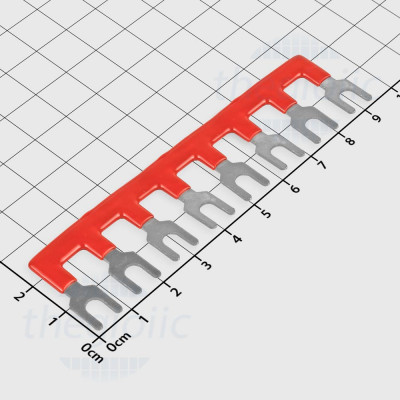 TB2508 Thanh Lược Nối Mạch 8 Cực 25A 600VAC Màu Đỏ
