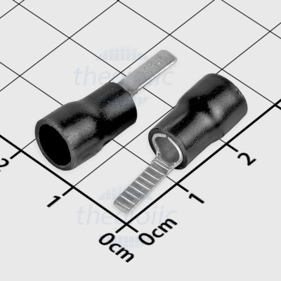 DBV5.5-10 Đầu Cosse Pin Dẹp 48A Cỡ Dây 12-10AWG Màu Đen