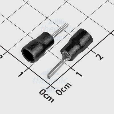 PTV2-9 Đầu Cosse Pin Đặc 19A Cỡ Dây 16-14AWG Màu Đen