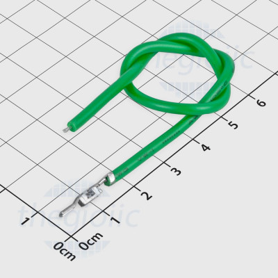 Dây 1 Đầu Cosse Đực 5557-5558 4.2mm 20AWG Dài 20cm Màu Xanh Lá