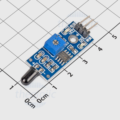 LM393 Mạch Cảm Biến Phát Hiện Lửa 3 Chân