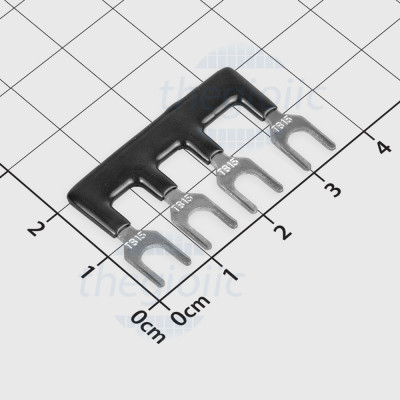 TB1504 Thanh Lược Nối Mạch 4 Cực 15A 600VAC Màu Đen