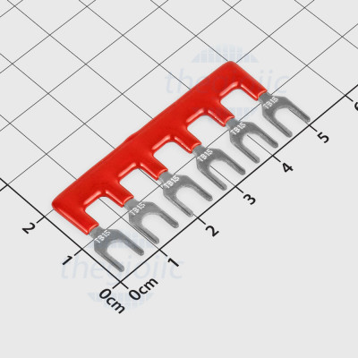 TB1506 Thanh Lược Nối Mạch 6 Cực 15A 600VAC Màu Đỏ