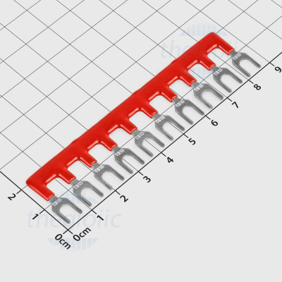 TB1510 Thanh Lược Nối Mạch 10 Cực 15A 600VAC Màu Đỏ