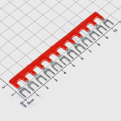 TB1512 Thanh Lược Nối Mạch 12 Cực 15A 600VAC Màu Đỏ