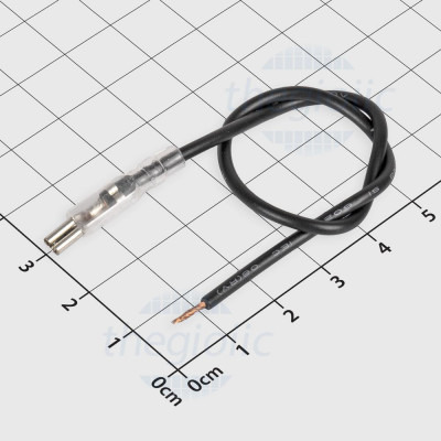 Dây 1 Đầu Cosse 2.8 x 0.5mm Cái 20AWG Dài 20cm Màu Đen